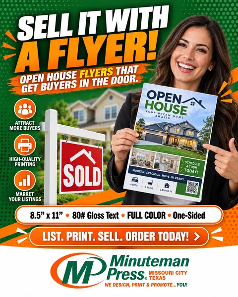 Minuteman Press ad: Sell it with a flyer